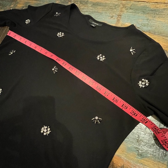 ALFANI * Bejewelled Poet Sleeve Top BNWT - Picture 13 of 16